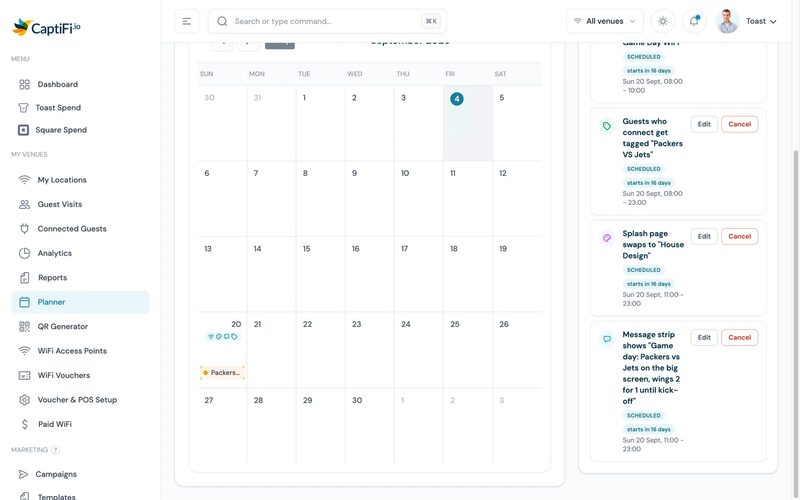 Autumn and Winter 2026 Hospitality Marketing Calendar